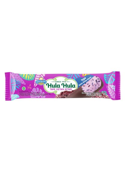 Campina Ice Cream Hula-Hula Ketan Hitam 46 pcs/cart