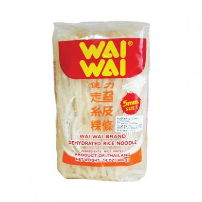 WAI WAI Kwetiau 400 Gr - Tipe L (lebar 5mm)