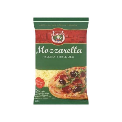 Cheese Mozarella Shredded Floridia 500 Gr/Pcs