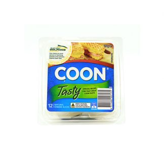 Cheese Tasty Slice Cheddar COON 250 Gr/Pcs