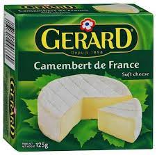 Cheese Camembert Gerard 125 Gr/Pcs