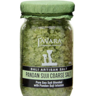 Coarse Salt Pandan Suji Javara Glass Jar 100 g *