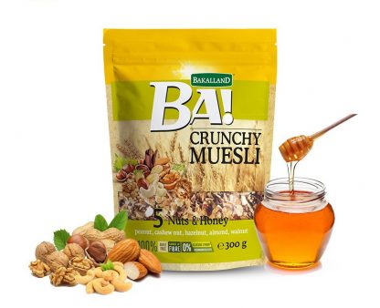 Bakalland Ba! Crunch Muesli 5 Nuts 12 x 300gr
