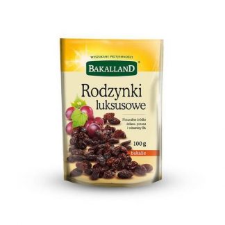 Bakalland Rodzynki Luksusowe 16 x 100gr