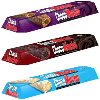 Choco Mucho 20 x 10 x 30gr ( Milk Choc, Dark Choc, White Choc, Peanut Butter )