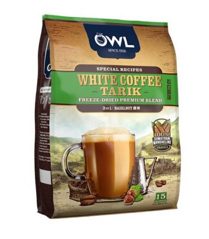 Owl White Coffee Tarik 3 in 1 Premium Blend Original 20 x 540gr