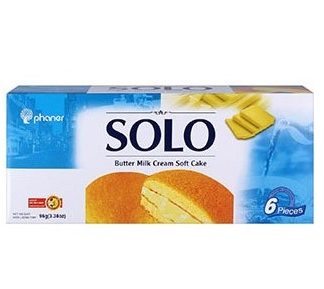 Phaner Solo Cake Butter Milk Flavor 24 x 16gr